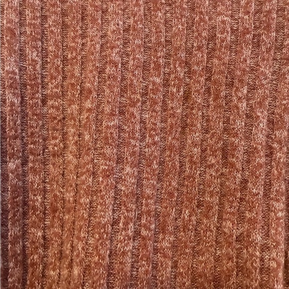 Women's Ribbed Sweater - Rust - Picture 2 of 3